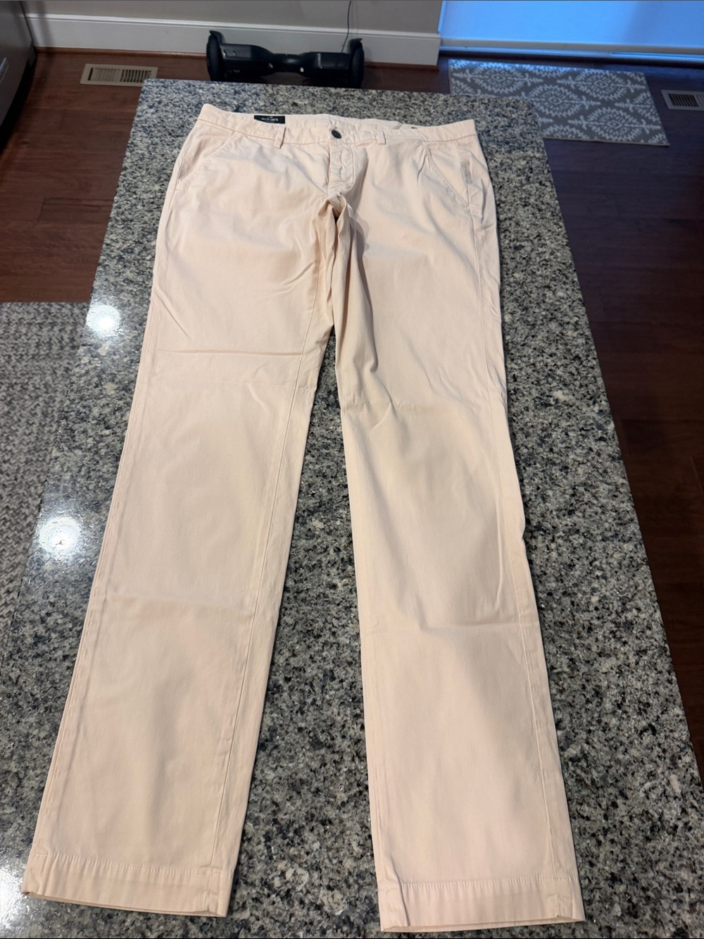Men's Light Pink Chinos - Classic Straight Fit